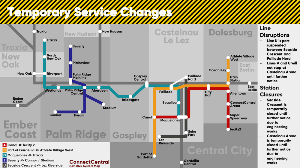Temporary Service Changes ConnectCentral Map.png