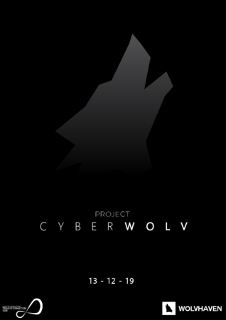 Project Cyberwolv poster teasing the new server logo